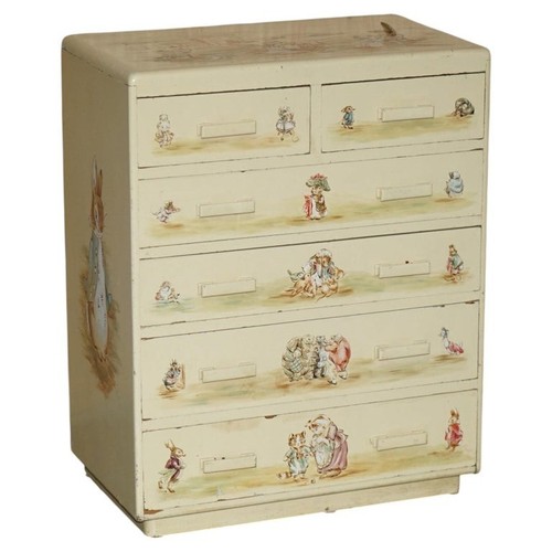 Antique hand painted peter - hand,