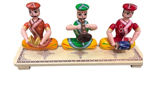 Hand painted wooden - painted, indian