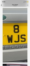 Personalised Number Plate 8 WJS - Cherished Registration