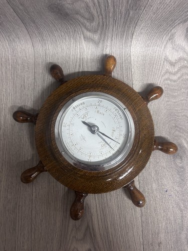 1960s vintage wooden barometer - 1960s,