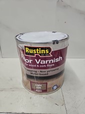 Rustins Quick Dry Coloured Floor Varnish Light Oak 2.5 Litre RUSQDCFVLO25