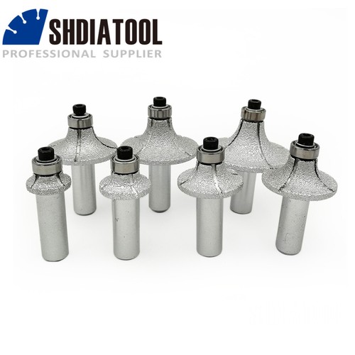 Vacuum brazed diamond router - brazed,