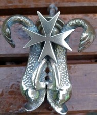 Vintage Malta Cross Door