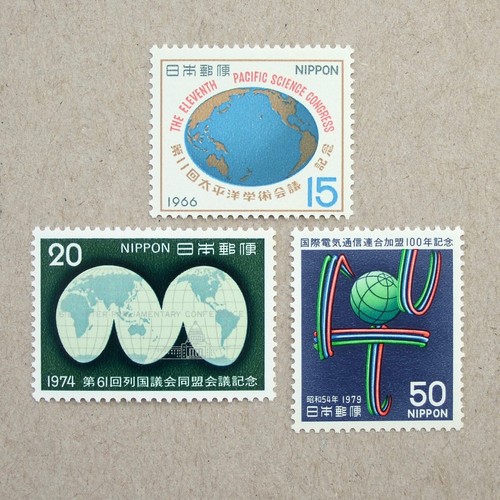 Japan mint stamps 1966 79 - 3v,