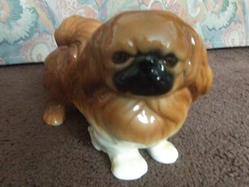 Sylvac pekingese dog - sylvac,
