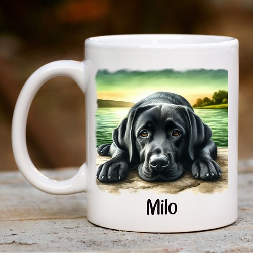 Personalised black labrador - personalised,