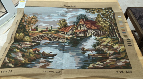Rare vintage gobelin tapestry - rare,