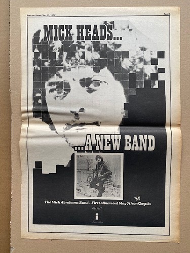 Mick abrahams ilps - mick, poster