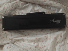 Vintage Armstrong Flute with Hard Case Holes In Finger Pads Excellent Condition