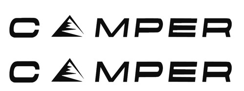 Camper decals stickers - 2,