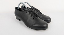 Bloch Ladies Black Faux Leather Lace Up Jazz Tap Shoes UK Size 6.5 Bloch 8.5 M
