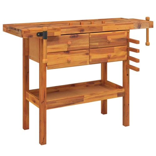 Workbench with drawer and - drawer, vice