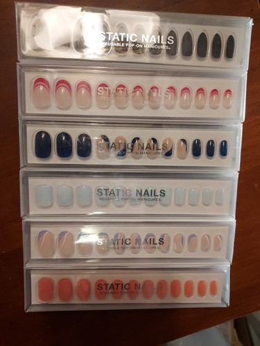 Static nails reusable pop - static,