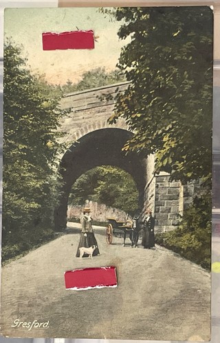 Gresford wrexham postcard - gresford,,
