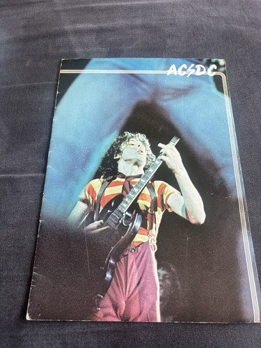 Acdc official program 1977 - program,