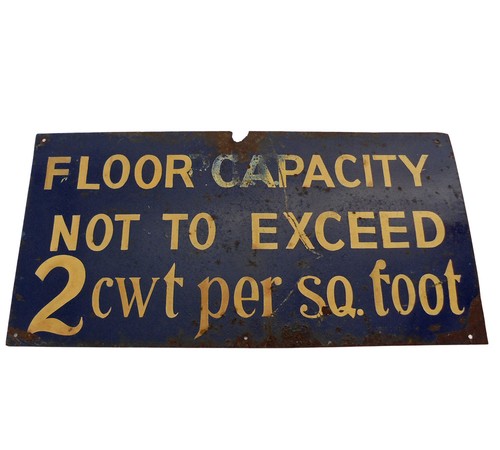 Vintage painted tinplate sign - painted,