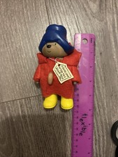 Vintage 1981  Toys 5” Jointed Paddington Bear hard plastic