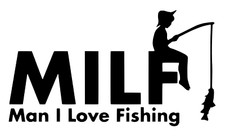 Milf Fishing Sticker Vinyl Decal Funny Car Van Truck Various Colour funny delkim
