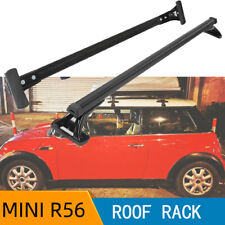 For Mini Cooper S R52 R53 R56 Aluminum Roof Rack Cross Bar Luggage Carrier Black