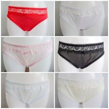 Vintage Knickers Panties 1980s Luigi Rossi Nylon Sheer Unworn Ladies Lace Tanga