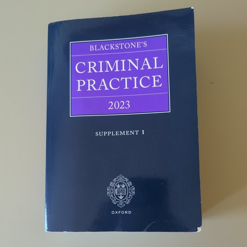 Blackstones criminal practice - criminal,