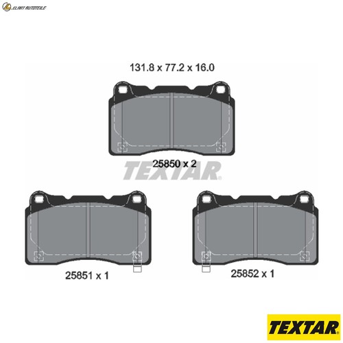 Brake pad set - brake,