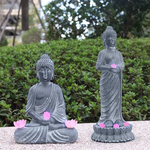Solar buddha statue - solar,