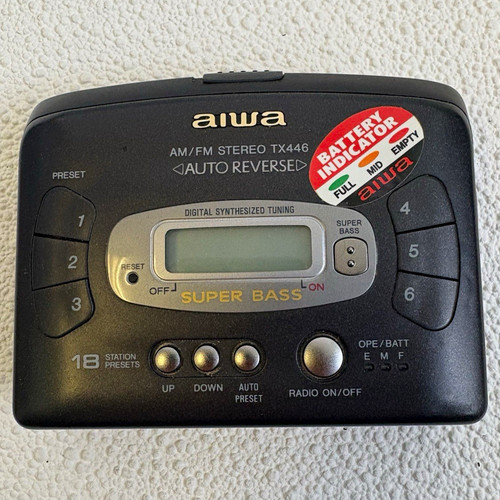 Aiwa tx446 fm cassette - aiwa,