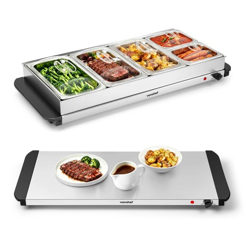 Vonshef food warmer tray - 5, –