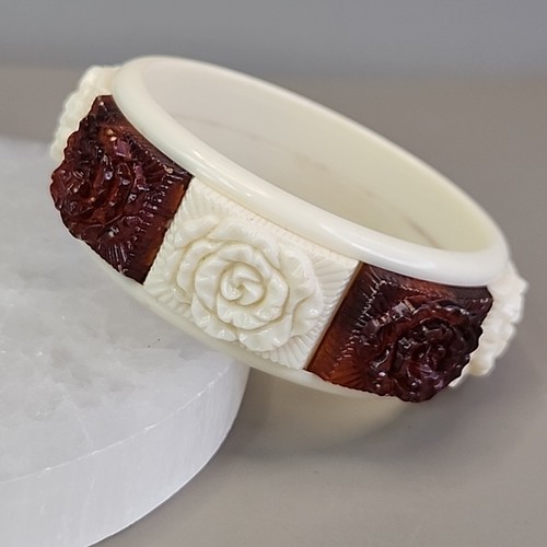 Vintage bangle bracelet 27mm - bangle,