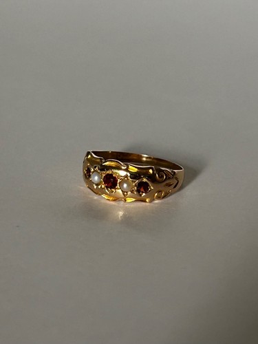 Antique 15ct gold garnet and - 15ct,