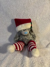 Me to you tatty teddy bear in christmas hat and striped socks lovely xmas bear
