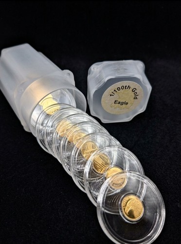 Tube lot 24k pure gold - tube,