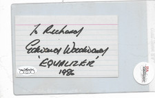 Edward Woodward---Autographed