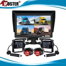 7" Quad Monitor Split Screen