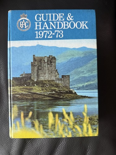 Vintage rac guide and handbook - rac,