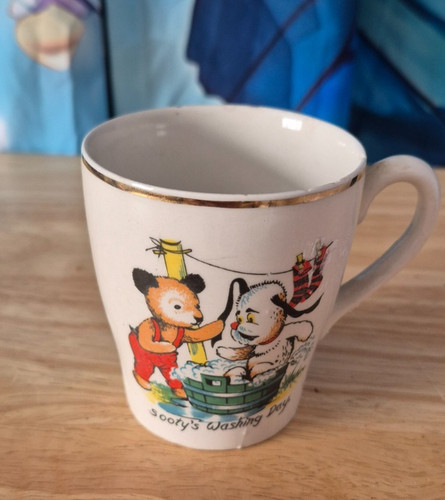 Vintage sooty washing day mug - sooty,