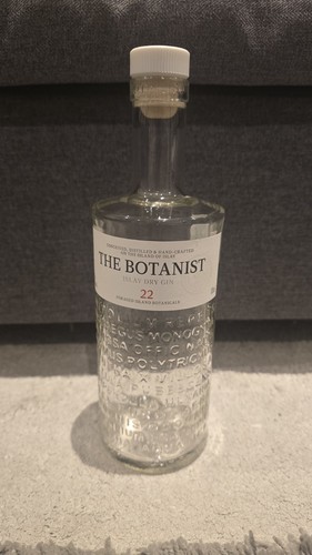 Empty botanist islay gin - empty,