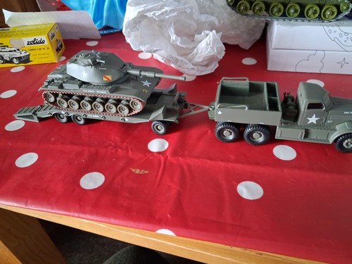 Corgi tank transporter - tank,