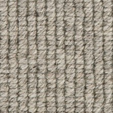 Crucial Trading Wool Rustica Pale Grey Carpet Remnant 3.5m x 1.4m (s40042)