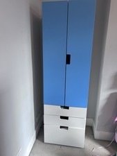 IKEA Smastad BLUE WHITE KIDS WARDROBE