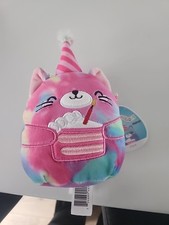 Squishmallow 5” CECE the BIRTHDAY CAT CLAIRE'S EXCLUSIVE  VERY RARE 
