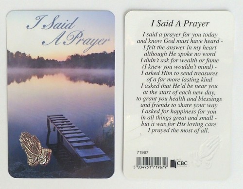 Said prayer - i,