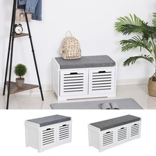 Upholstered Shoe Stool