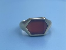 18ct Carnelian Signet Ring