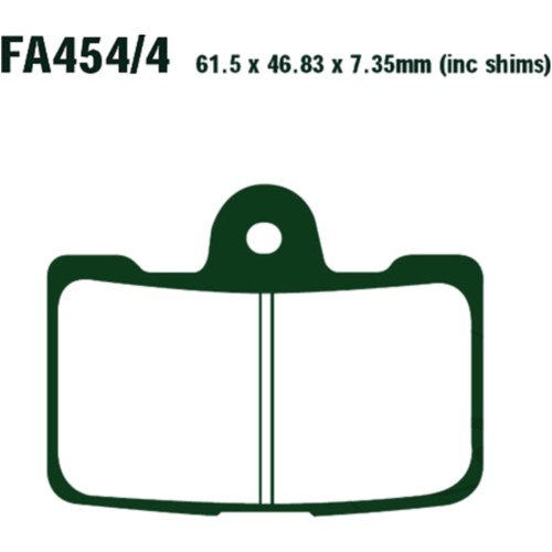 Ebc brake pads double - brake, double-h