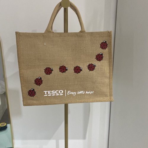 Tesco ladybirds 100 jute - ladybirds, 100%