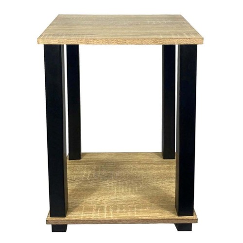 Tier natural side table - natural,