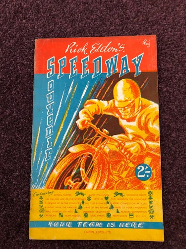 Speedway book rick eldon - book,
