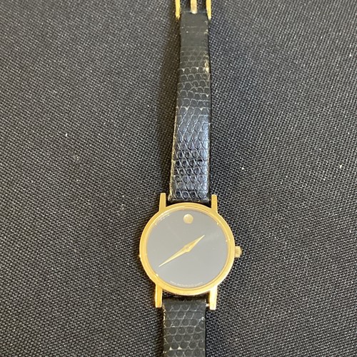 Movado ladies museum black - movado,